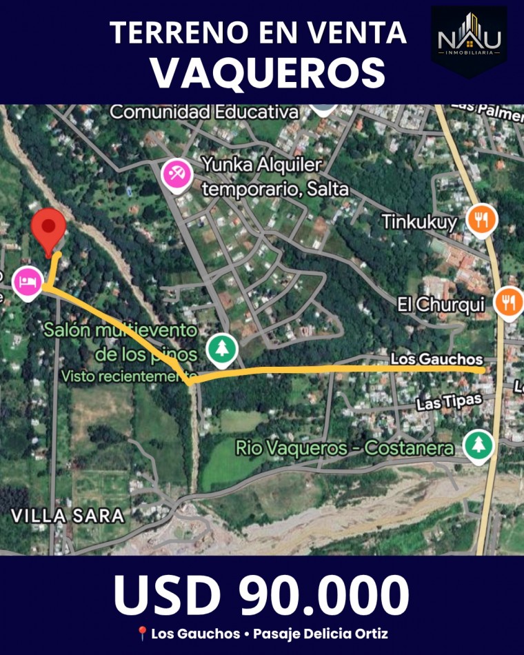 TERRENO EN VENTA | VAQUEROS 